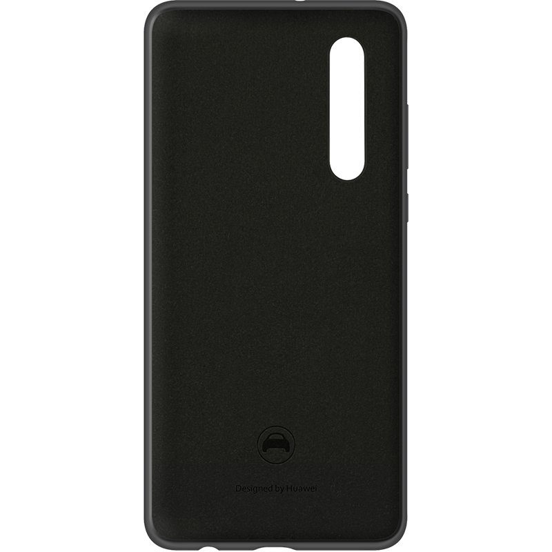 Image secondaire de la Coque rigide finition soft touch noire pour Huawei P30