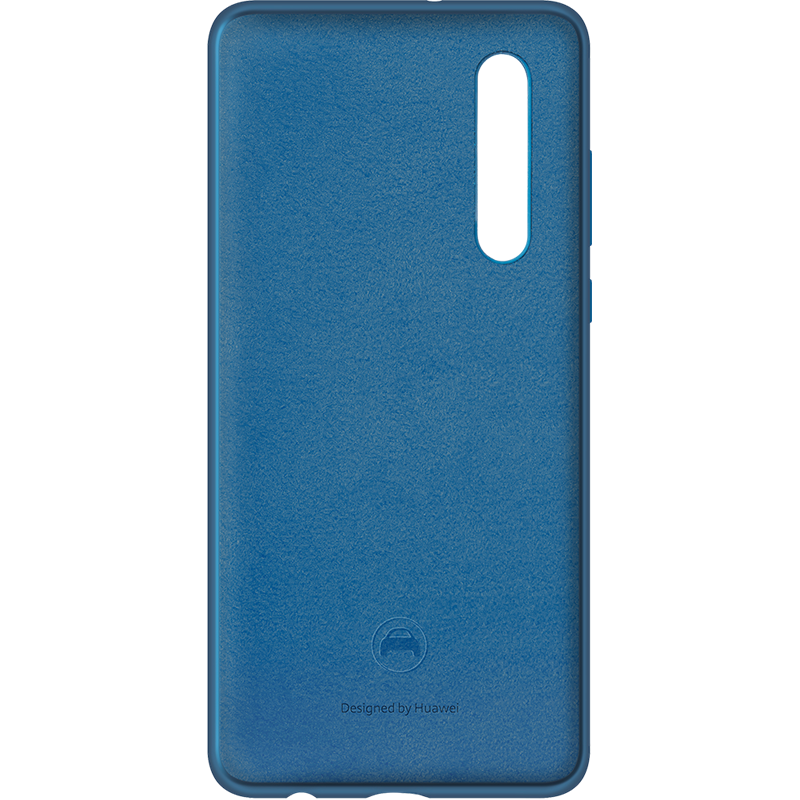 Image secondaire de la Coque rigide finition soft touch bleue pour Huawei P30