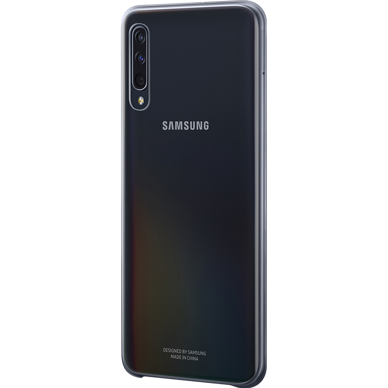 Image secondaire de Coque rigide noire et transparente Evolution Samsung pour Galaxy A50 A