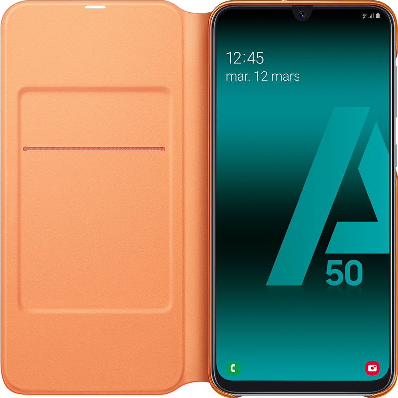 Image secondaire de Etui folio pour Samsung blanc pour Galaxy A50 A505