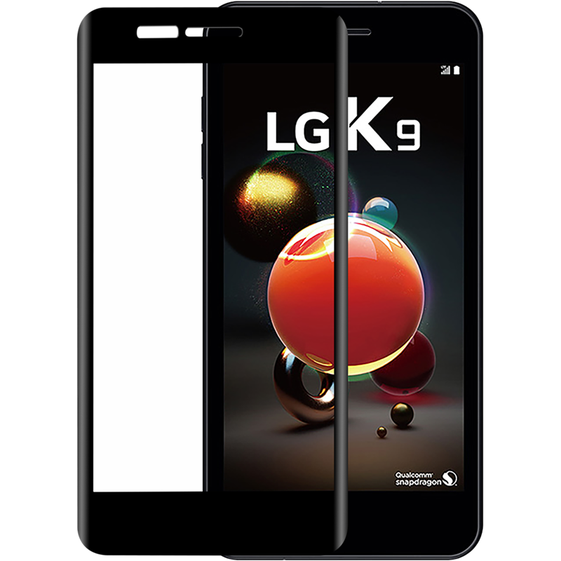 Protège-Écran en verre trempé 2.5D contour noir pour LG K9