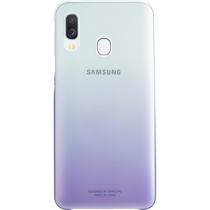 Coque rigide violette et transparente Evolution Samsung pour Galaxy A4