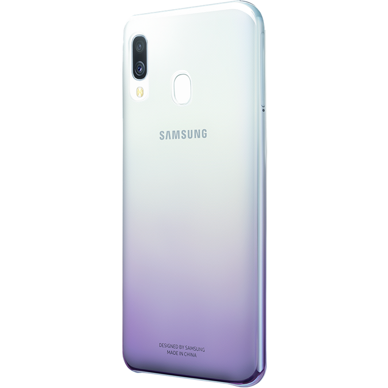 Image secondaire de Coque rigide violette et transparente Evolution Samsung pour Galaxy A4