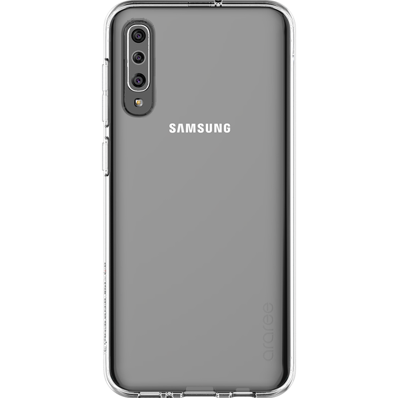 Coque semi-rigide transparente Designed for Samsung pour Galaxy A50 A5