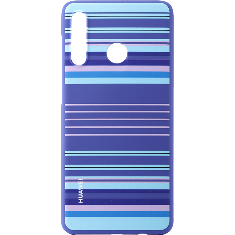 Image secondaire de Coque semi-rigide bleue Huawei pour P30 Lite