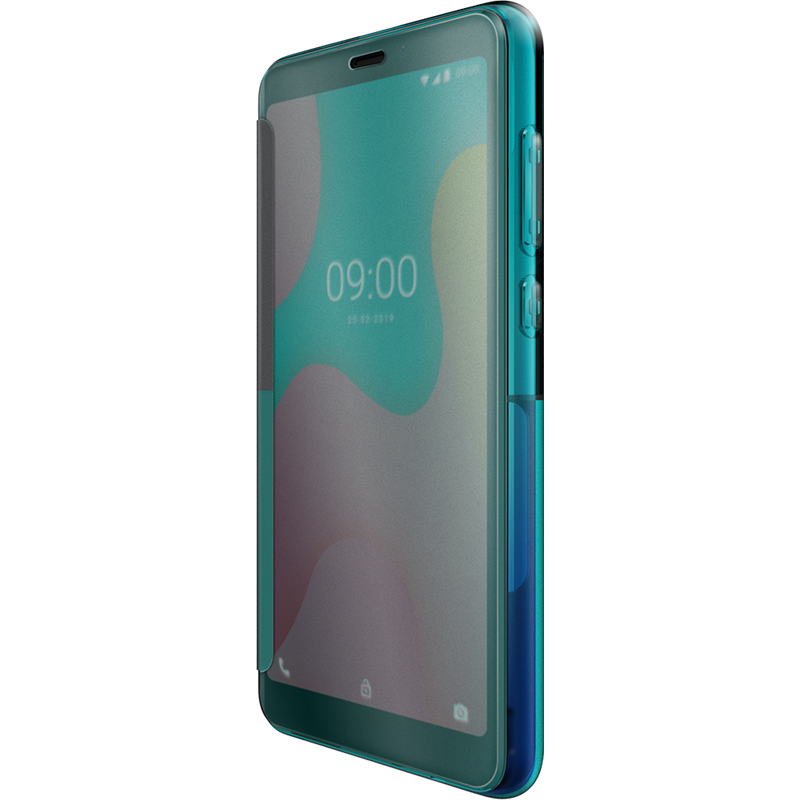 Image secondaire de Etui folio Easy turquoise pour Wiko Y60