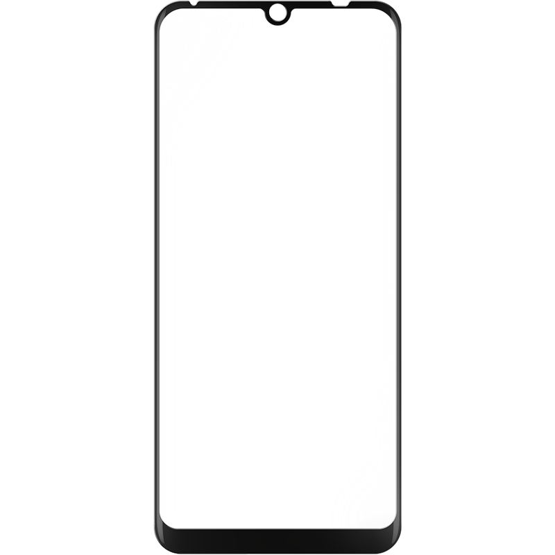 Image secondaire de Protège-Écran contour noir en verre trempé pour Wiko View 3 Lite