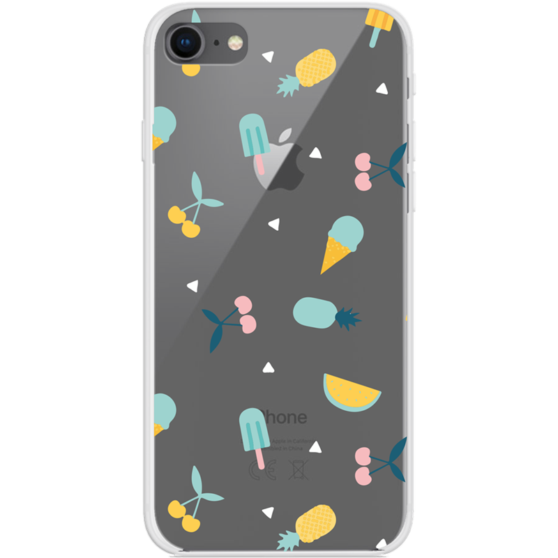 Coque Apple iPhone SE 2022/SE/8/7/6S/6 Fruits - Bigben