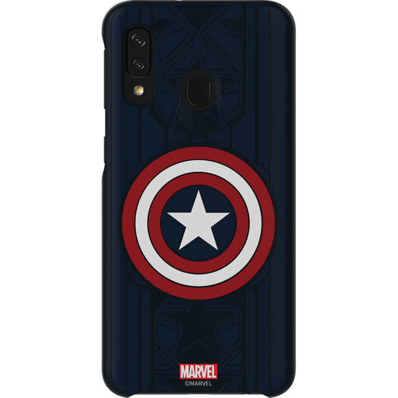 Coque rigide Captain America Galaxy Friends Samsung pour Galaxy A40 A4