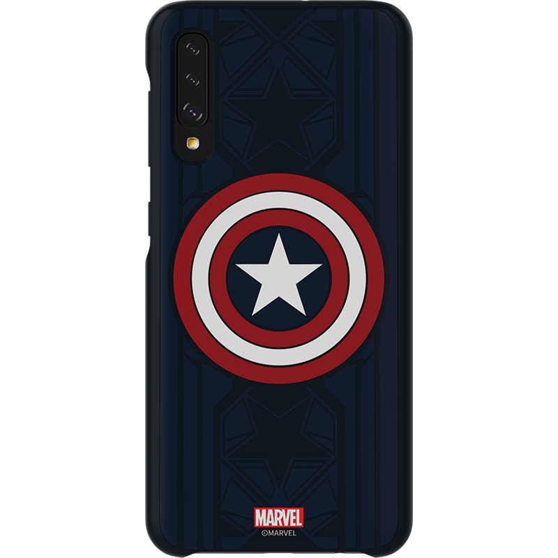 Coque rigide Captain America Galaxy Friends Samsung pour Galaxy A50 A5