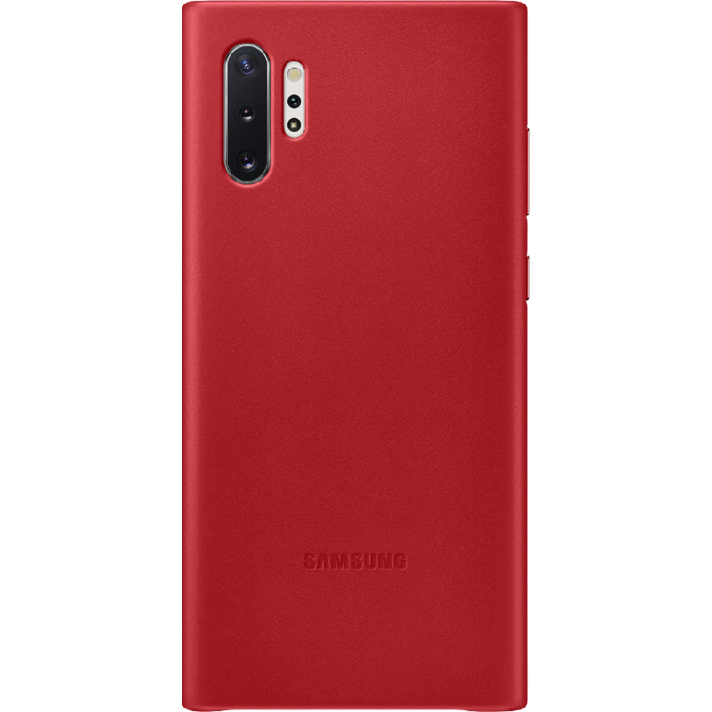 Coque rigide en cuir rouge Samsung pour Galaxy Note10+ N975