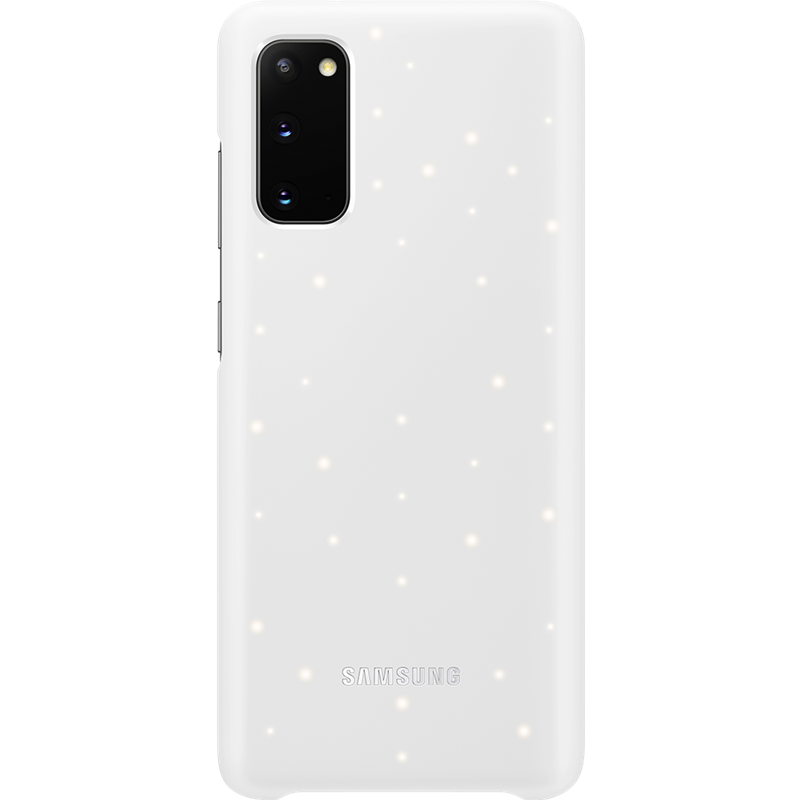 Coque avec affichage LED Blanche pour Samsung G S20 Samsung