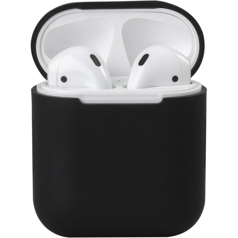 Coque Silicone AirPods Noire Bigben