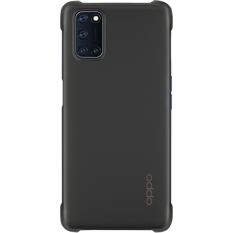 Coque semi-transparente Noire pour Oppo A72 Oppo