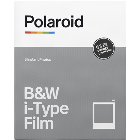 Pack 8 Films Photo Black & White pour Appareil photo NOW i-Type Polaro