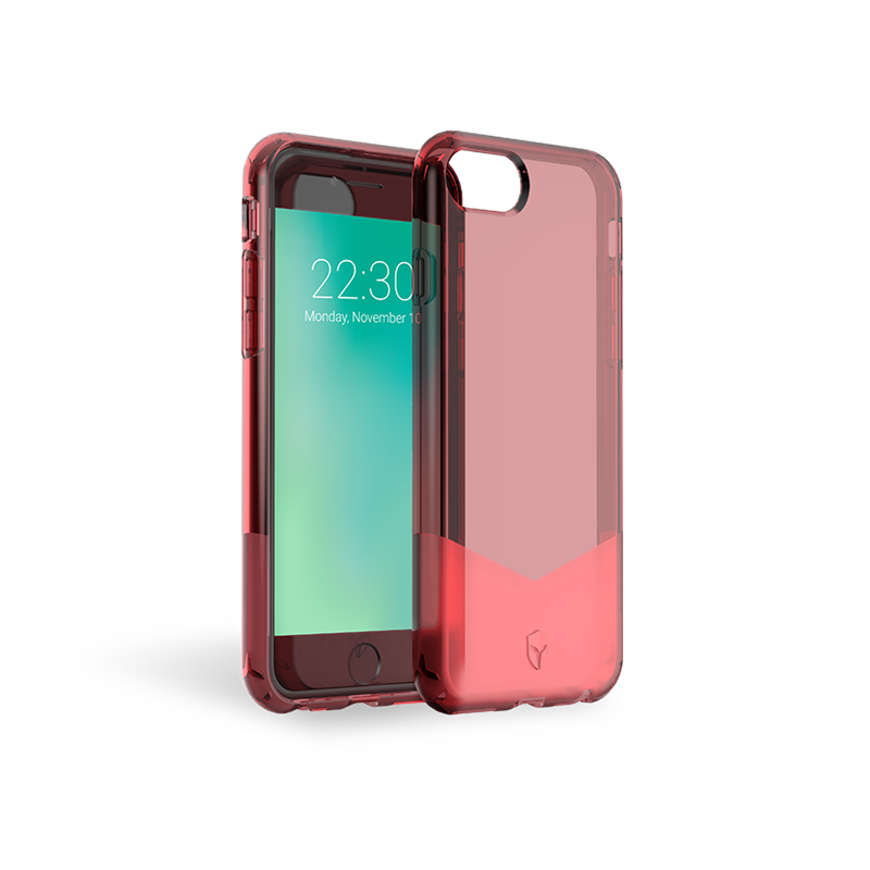 Coque Renforcée iPhone SE 2022/SE/8/7/6S/6 PURE Rouge - Garantie à vie