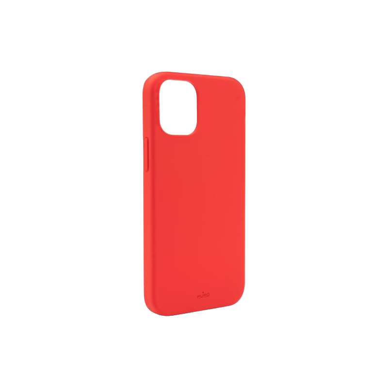 Coque Silicone Icon Rouge pour iPhone 12 / 12 Pro Puro