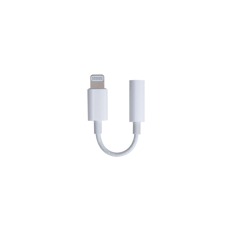 Image secondaire de Adaptateur Jack 3.5mm vers Lightning Blanc Bigben