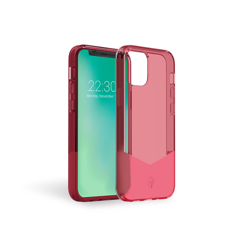 Coque Renforcée iPhone 12 mini PURE Rouge - Garantie à vie Force Case