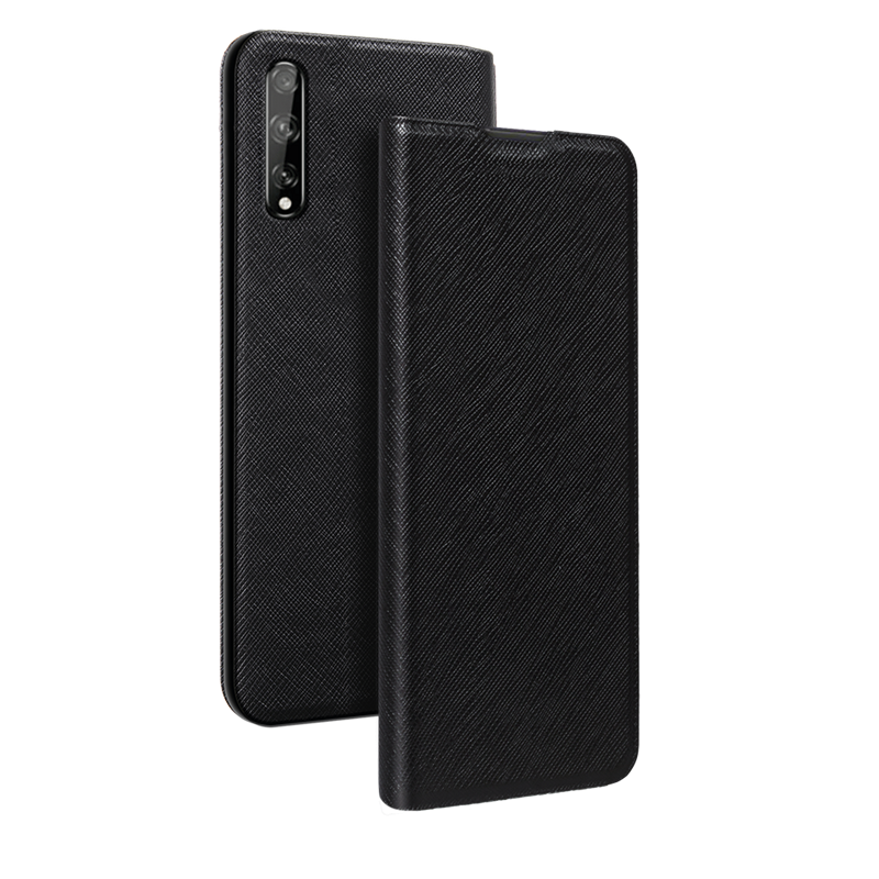 Etui Folio Huawei P Smart S Noir - Porte-carte intégré Bigben