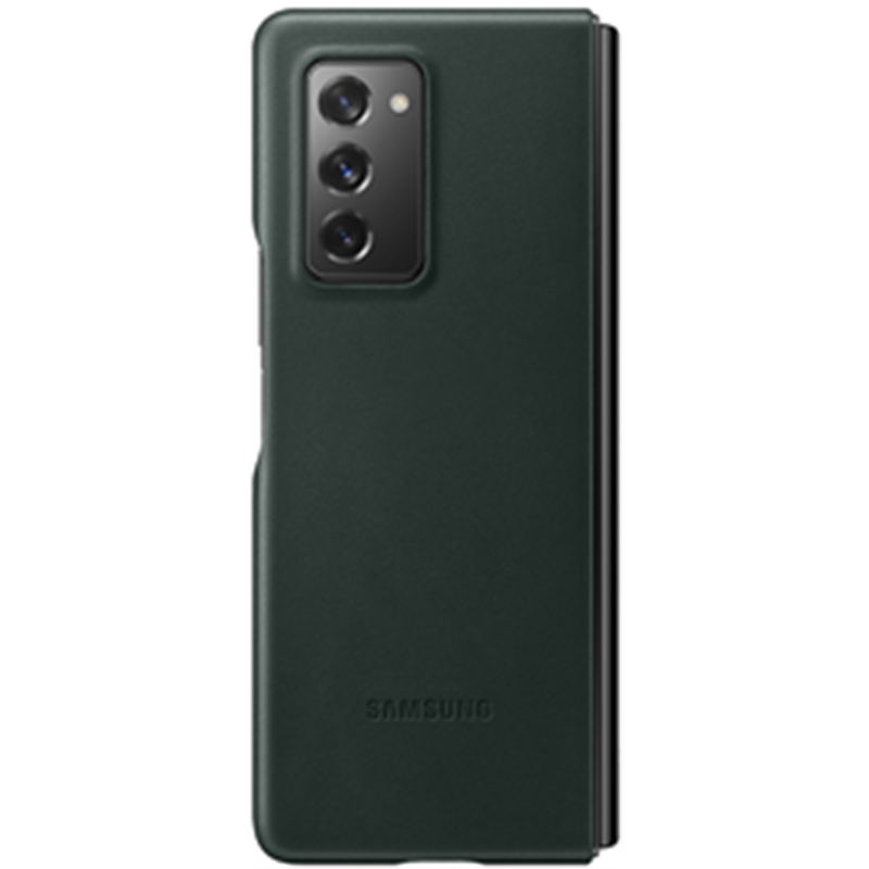 Image secondaire de Coque en Cuir pour Samsung G Z Fold 2 Verte Samsung