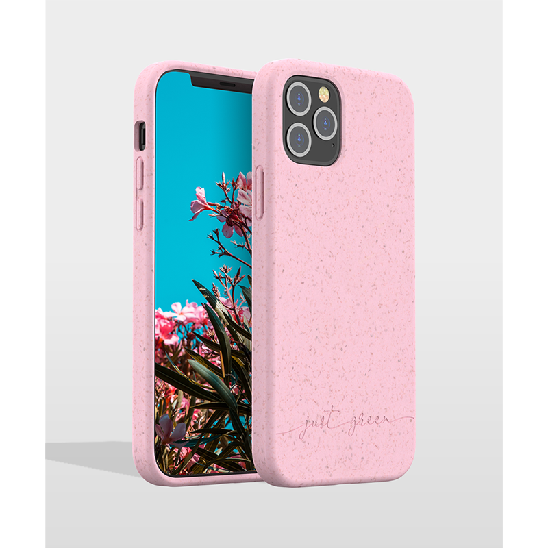 Coque Apple iPhone 12 / 12 Pro Natura Baby Pink - Eco-conçue Just Gree