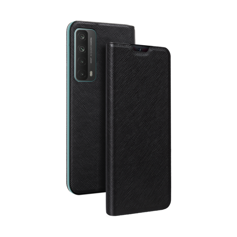 Etui Folio Huawei P Smart 2021 Noir - Porte-carte intégré Bigben