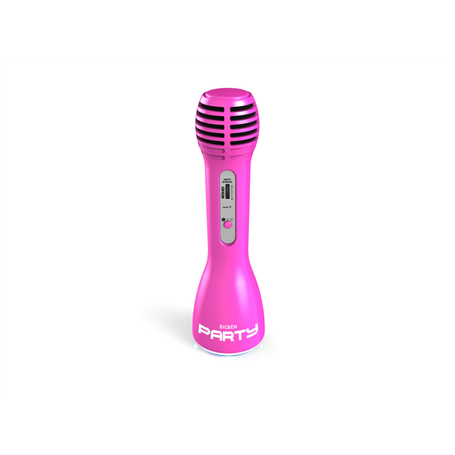Microphone Bluetooth® 2 en 1 Karaoké et Enceinte PARTY MIC Rose Party