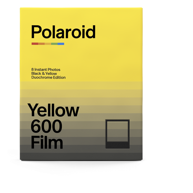 Pack 8 Films Photo Black&Yellow pour Appareil photo 600 Polaroid