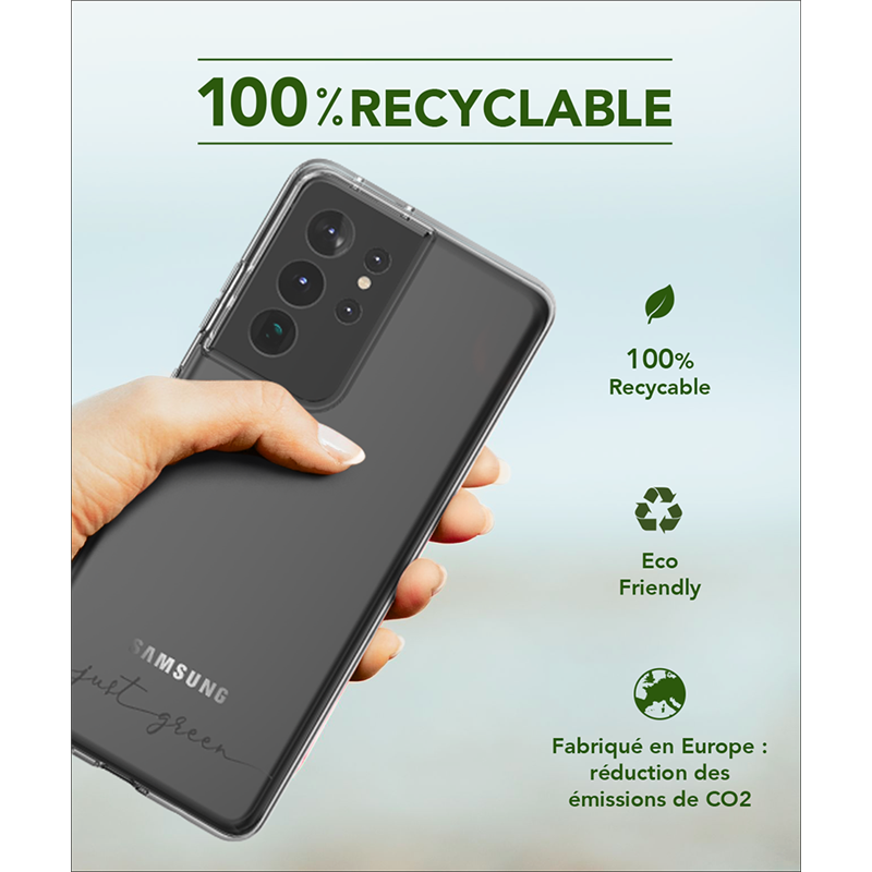 Image secondaire de Coque Samsung G S21 Ultra 5G Infinia Transparente - Entièrement recycl