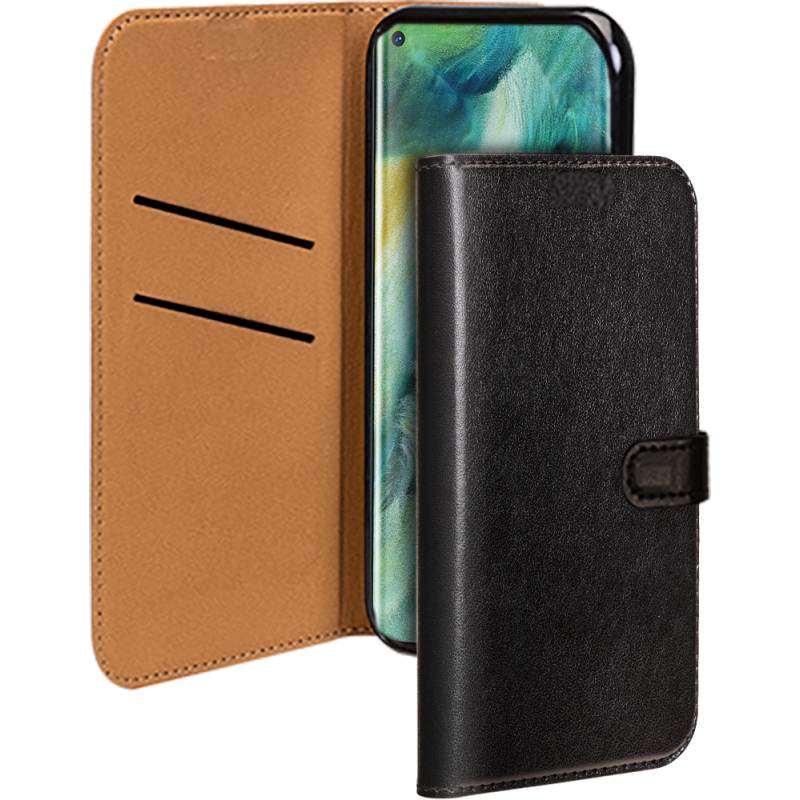 Etui Folio Wallet Oppo Find X3 Neo Noir - Fermeture avec languette aim