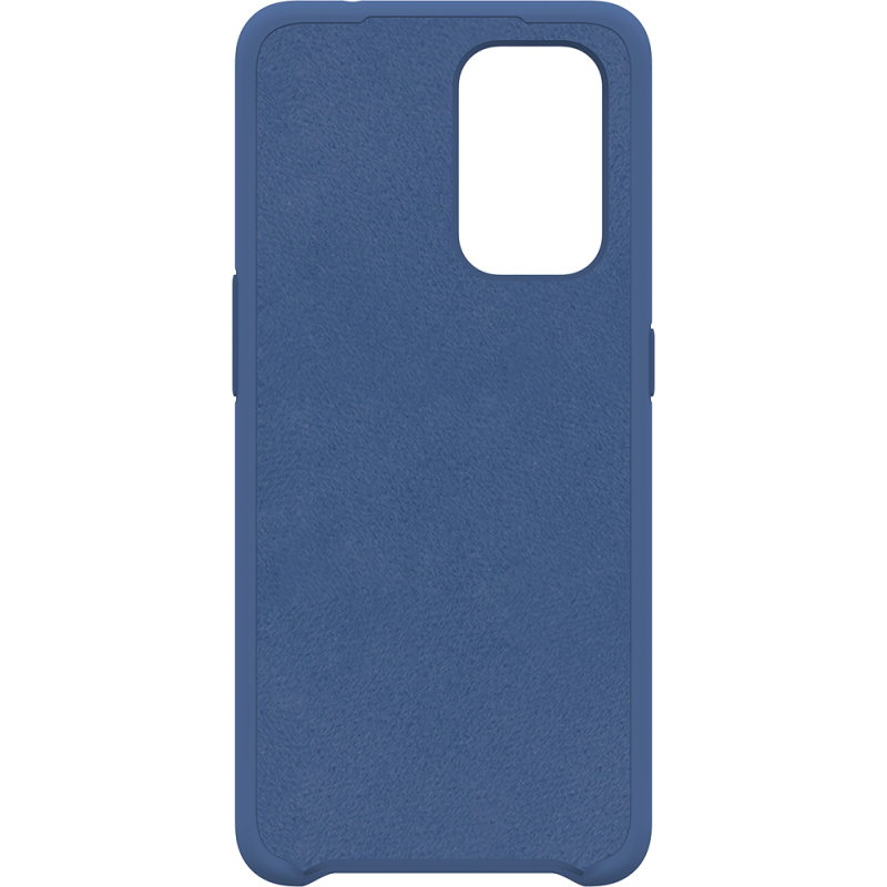 Image secondaire de Coque Silicone Bleue Marine pour Oppo A94 5G Oppo