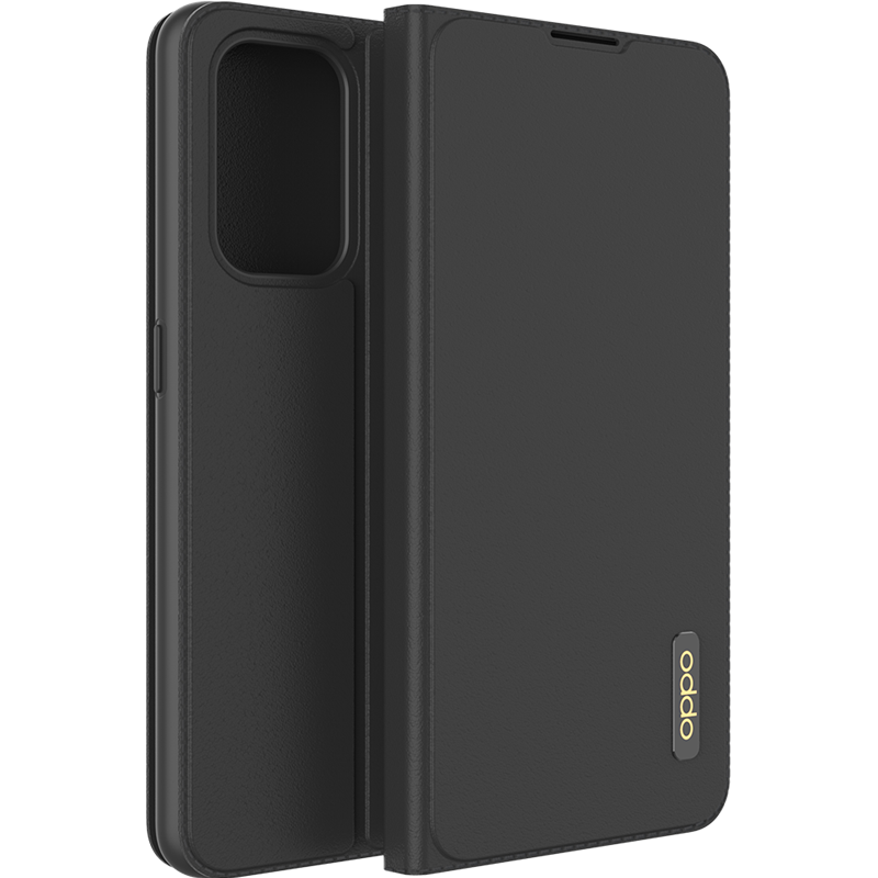 Folio Flip Cover Noir pour Oppo A94 5G Oppo