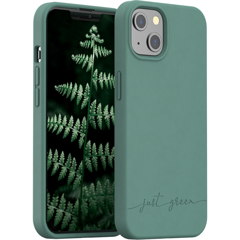 Coque Apple iPhone 13 Natura Night Green - Eco-conçue Just Green