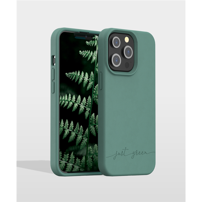 Coque Apple iPhone 13 Pro Natura Night Green - Eco-conçue Just Green