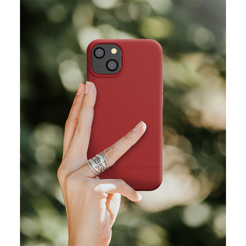 Image secondaire de Coque Apple iPhone 13 Natura Rouge - Eco-conçue Just Green