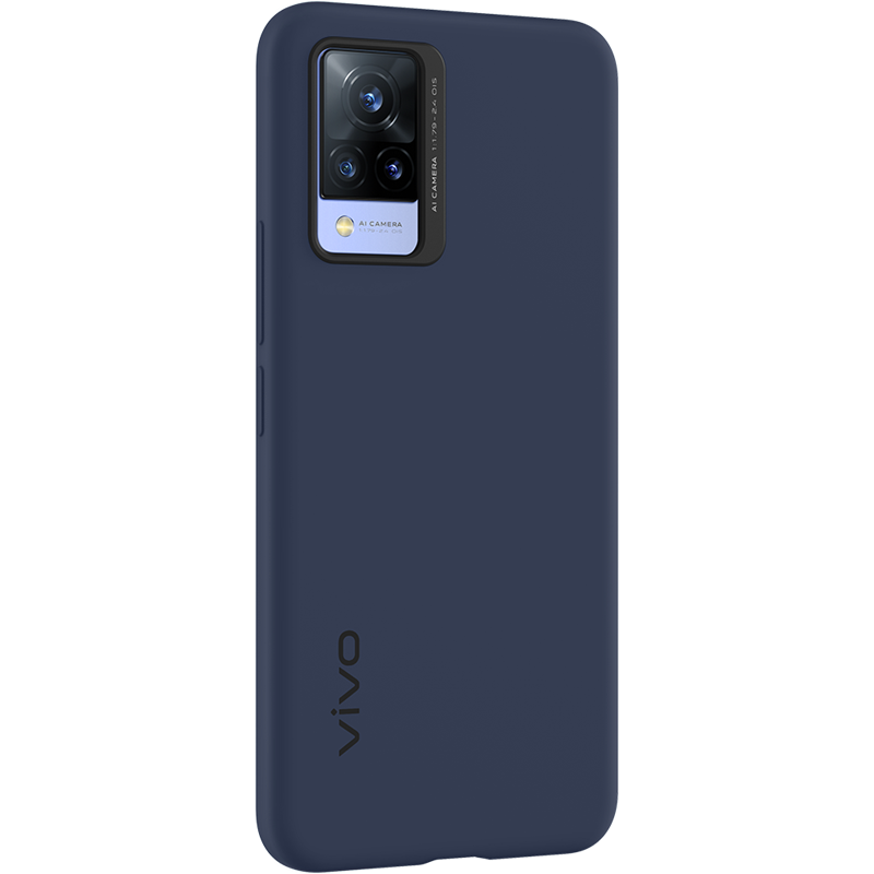 Coque Vivo V21 5G Silicone Bleue Vivo