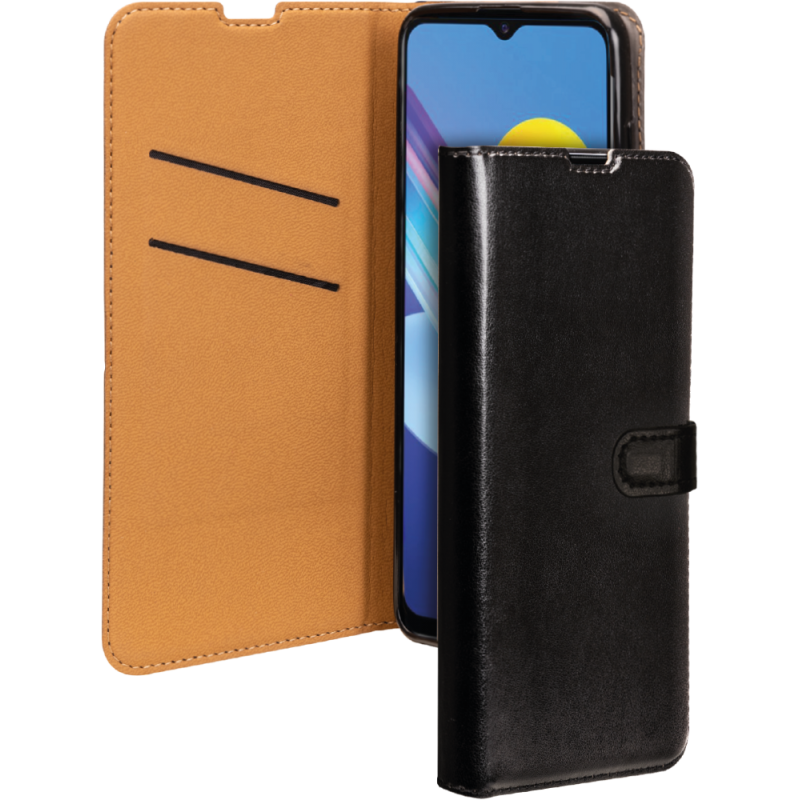 Etui Folio Wallet Vivo Y52 5G / Y72 5G Noir - Fermeture avec languette