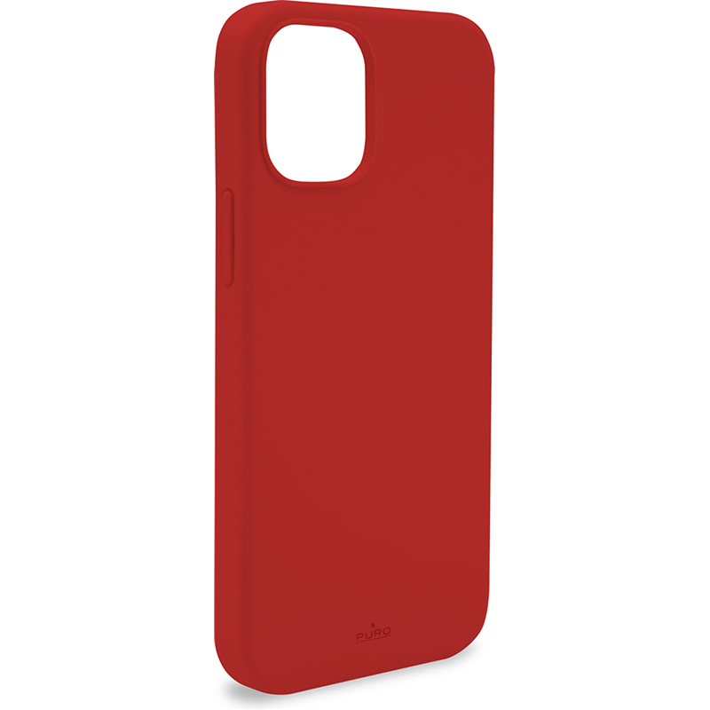 Coque Silicone Icon Rouge pour iPhone 13 Puro