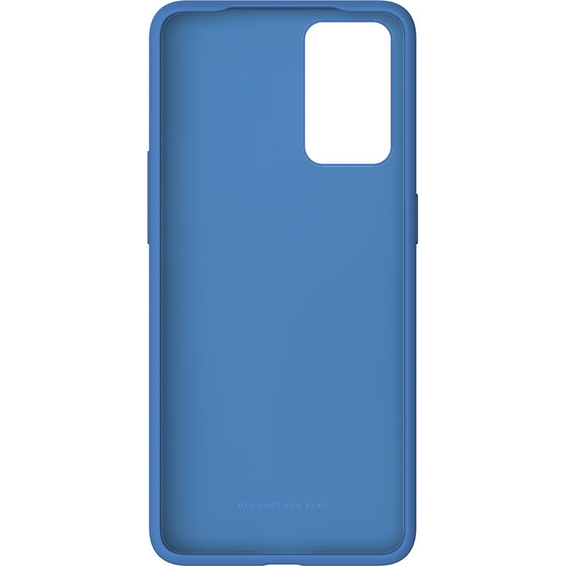 Image secondaire de Coque Silicone Bleue pour Oppo Reno 6 Oppo