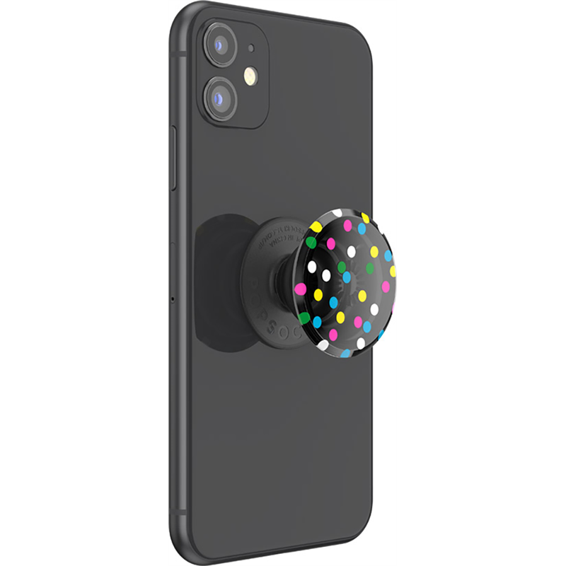 Image secondaire de Pop Grip Premium Translucent Black Disco Dots Popsockets