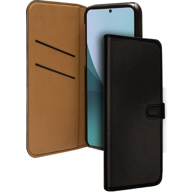 Etui Folio Wallet Xiaomi 12 Lite Noir - Fermeture avec languette aimant