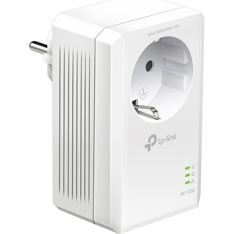 Image secondaire de Kit 2 CPL AV1000 Gigabit avec prise gigogne A7019 Blanc TP-Link