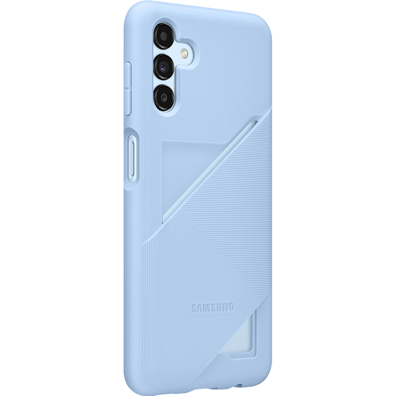 Coque Samsung G A13 5G souple Ultra fine avec porte-carte intégrée Ble