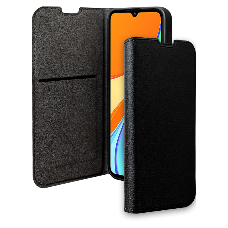 Etui Folio Wallet Xiaomi Redmi 9C Support vidéo Noir - 65% Plastique r