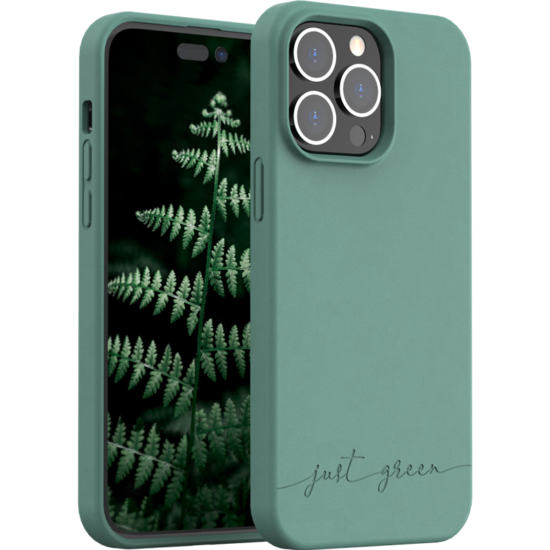 Coque Apple iPhone 14 Pro Max Natura Night Green - Eco-conçue Just Gre