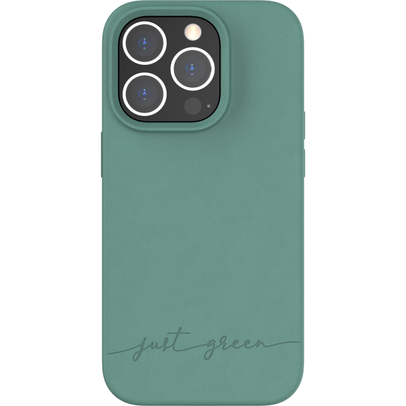 Image secondaire de Coque Apple iPhone 14 Pro Natura Night Green - Eco-conçue Just Green