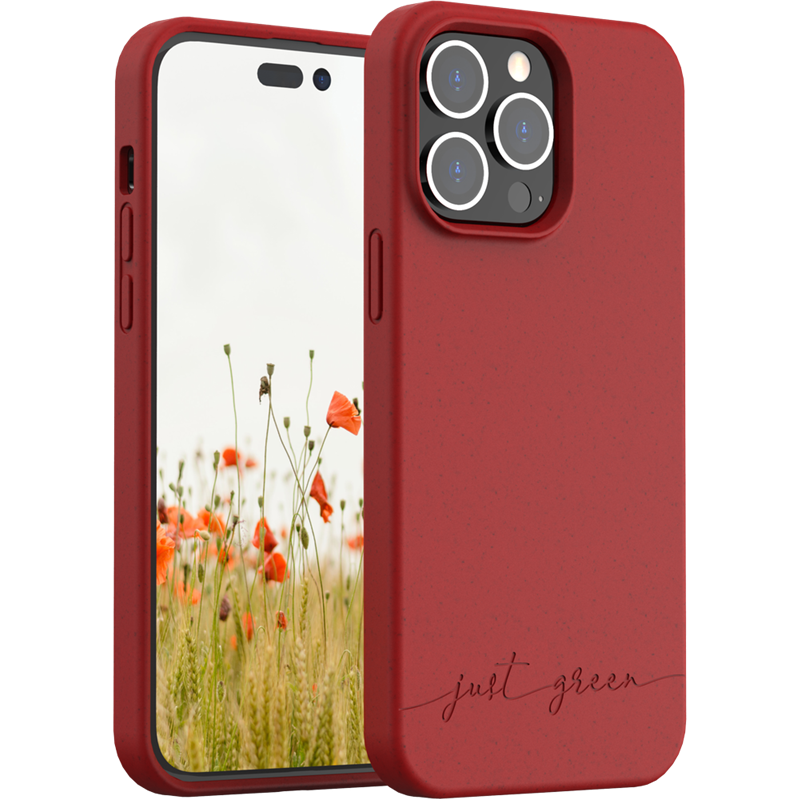 Coque Apple iPhone 14 Pro Max Natura Rouge - Eco-conçue Just Green