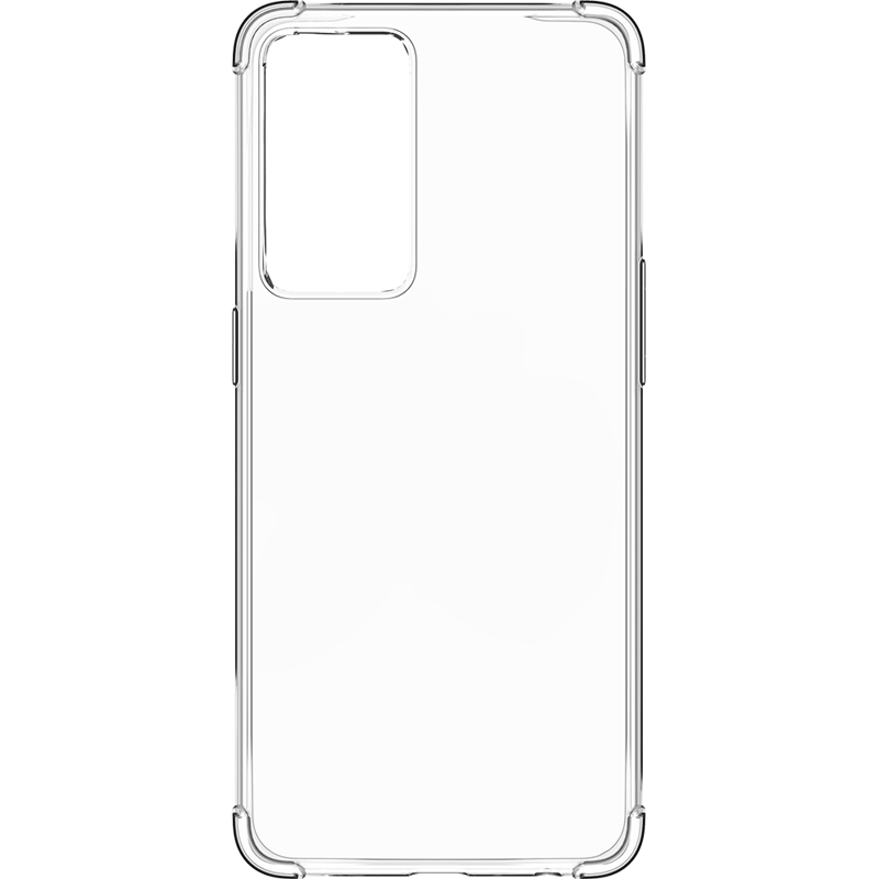 Coque Oppo Reno 8 Lite renforcée Transparente Noire Oppo