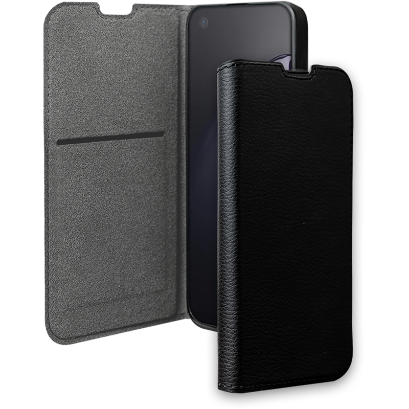 Etui Folio Wallet Oppo Reno 8 Support vidéo Noir - 65% Plastique recyc